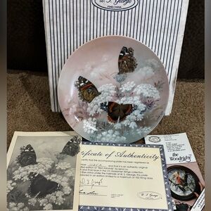 LENA LIU plate with original paperwork